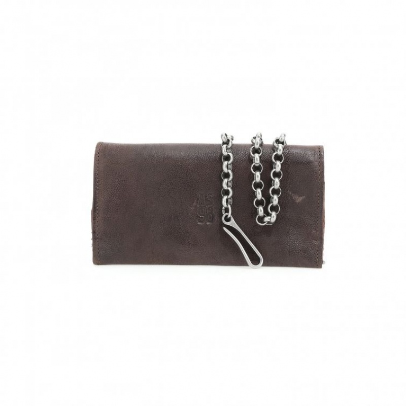 Chocolate A.S.98 Brock Unisex Wallets | IL-DUTV05142