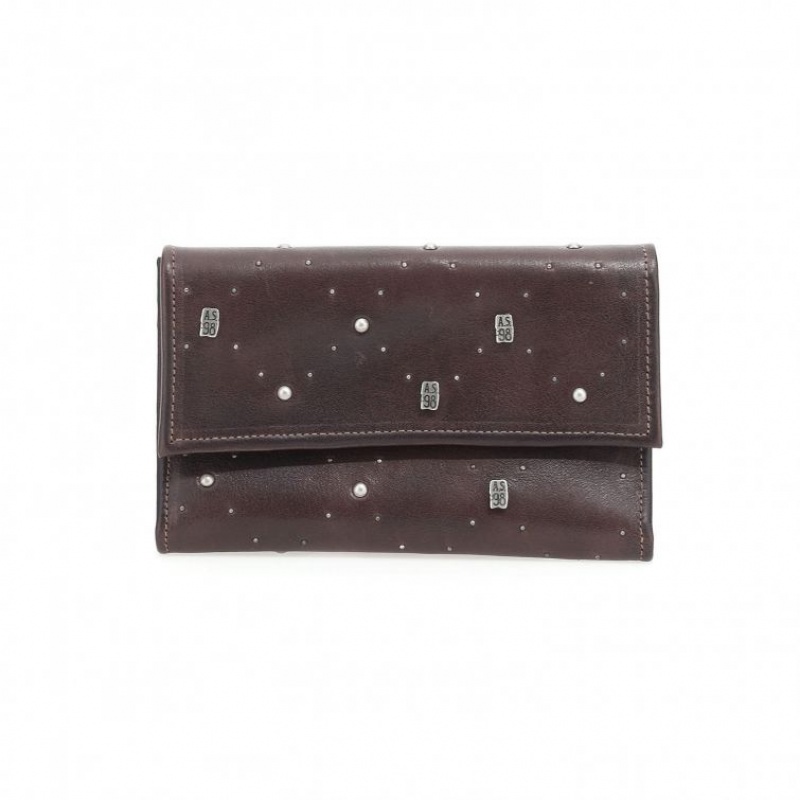 Chocolate A.S.98 Fitz Unisex Wallets | IL-AXTJ76159