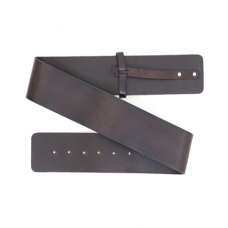 Chocolate A.S.98 Julius Unisex Belts | IL-RZPJ69751