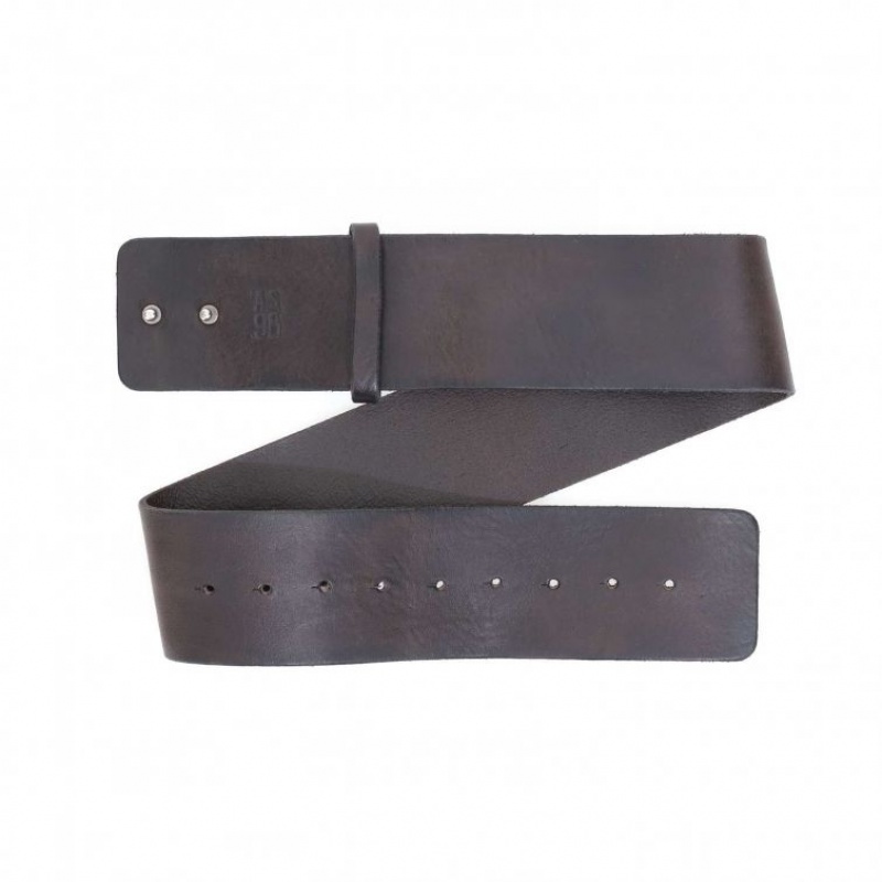 Chocolate A.S.98 Julius Unisex Belts | IL-RZPJ69751