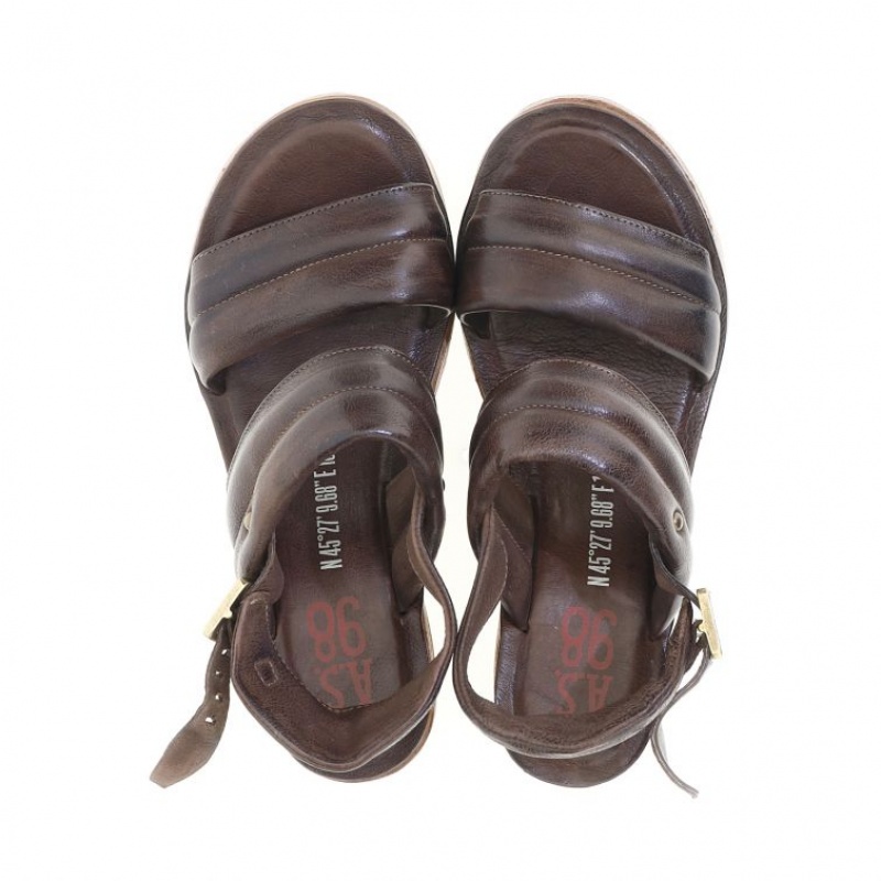 Chocolate A.S.98 Neely Women's Sandals | IL-TMGH51376