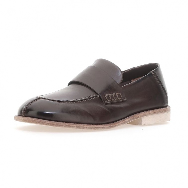 Chocolate A.S.98 Ogden Men's flat shoes | IL-ZRKC84123