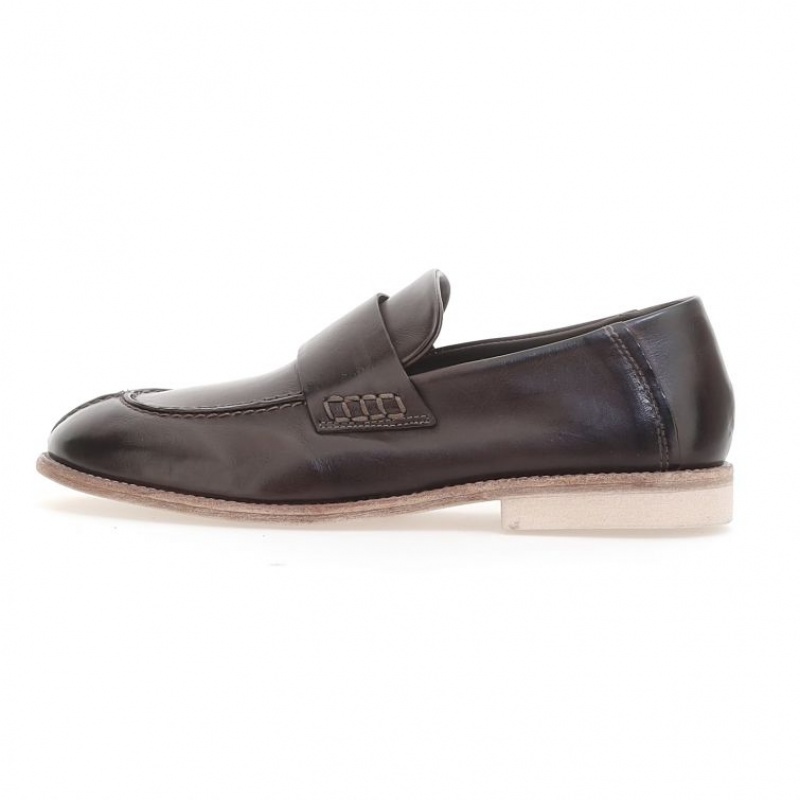 Chocolate A.S.98 Ogden Men's flat shoes | IL-ZRKC84123