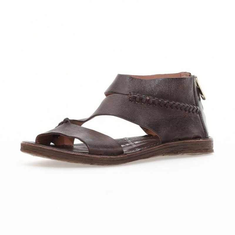 Chocolate A.S.98 Romey Women's Sandals | IL-QDSN45297