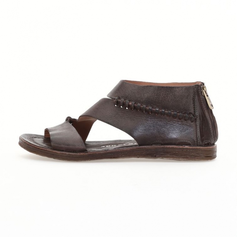 Chocolate A.S.98 Romey Women's Sandals | IL-QDSN45297