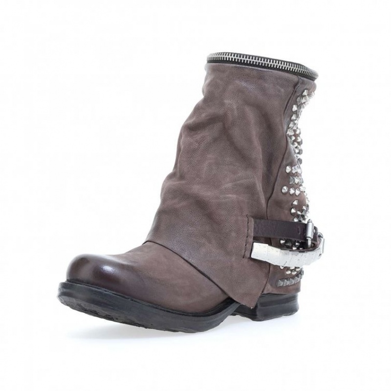 Chocolate A.S.98 Saintec 259216 Women's Ankle boots | IL-JIFM83052