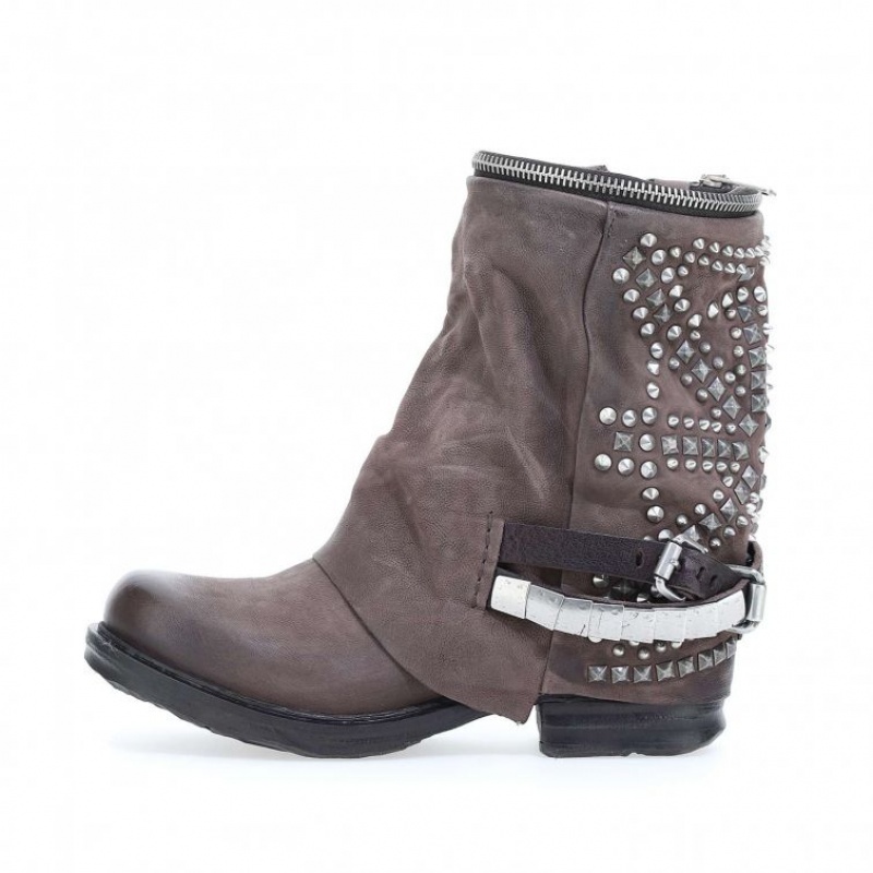 Chocolate A.S.98 Saintec 259216 Women's Ankle boots | IL-JIFM83052