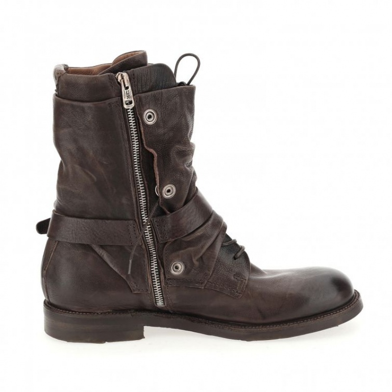 Chocolate A.S.98 Samurai 347226 Men's Ankle boots | IL-WZQV73259