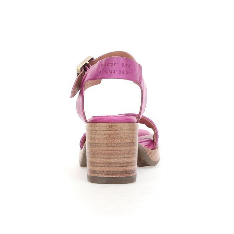 Fuchsia A.S.98 Abnor Women's Sandals | IL-OJPQ84396