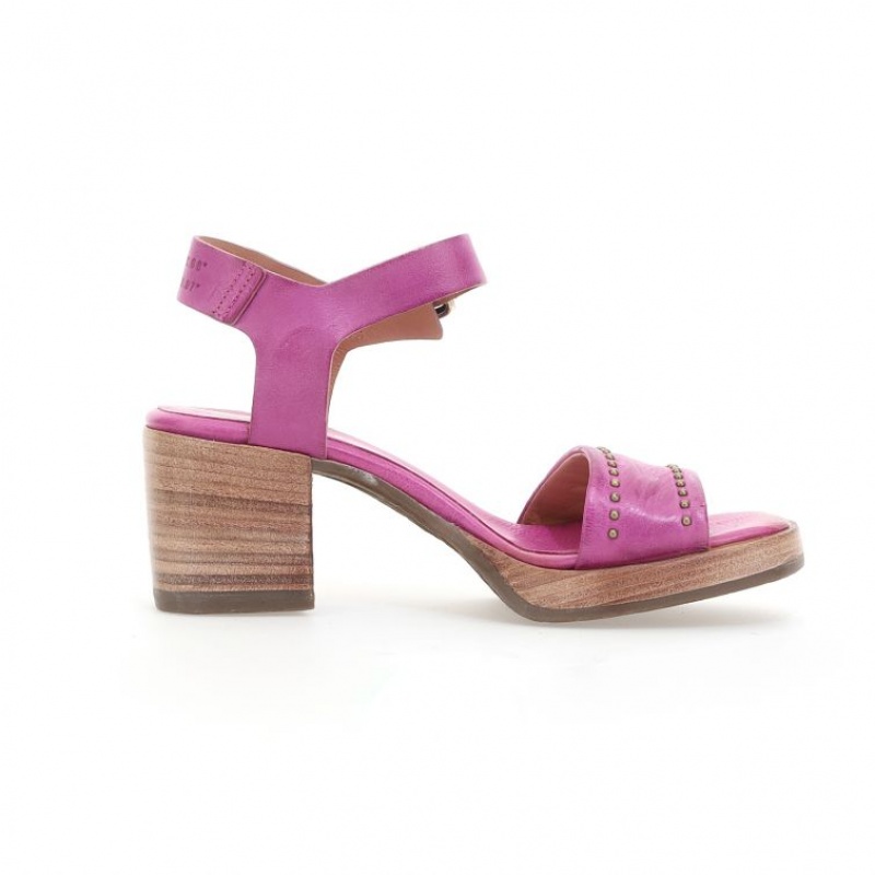 Fuchsia A.S.98 Abnor Women's Sandals | IL-OJPQ84396