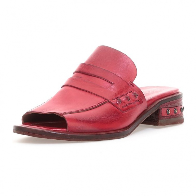 Fuchsia A.S.98 Godfrey Women's Mules | IL-ZULD58739