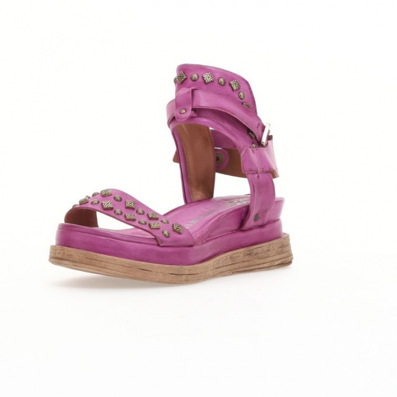 Fuchsia A.S.98 Leta Women's Sandals | IL-MLIJ30947