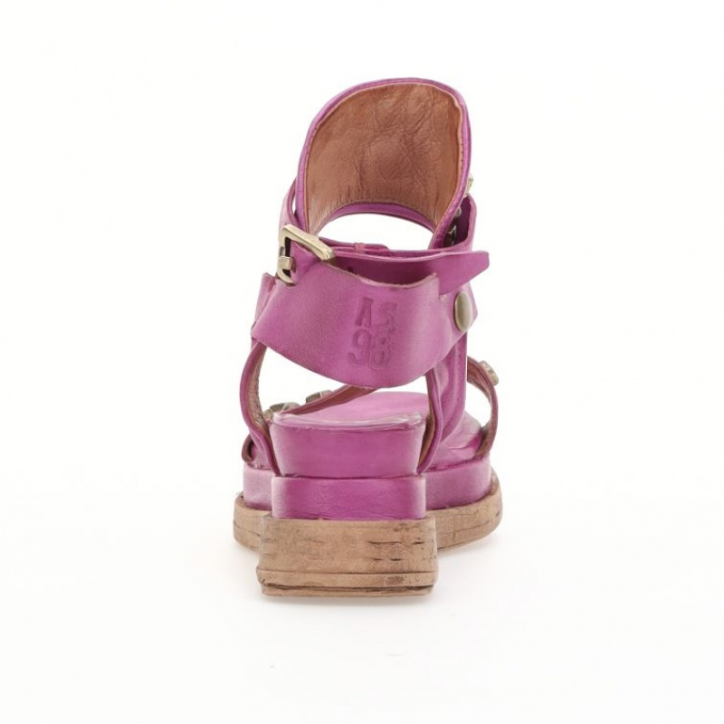 Fuchsia A.S.98 Leta Women's Sandals | IL-MLIJ30947