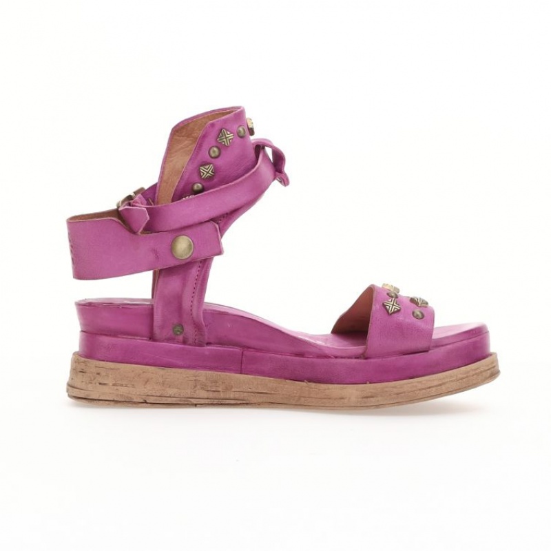 Fuchsia A.S.98 Leta Women's Sandals | IL-MLIJ30947