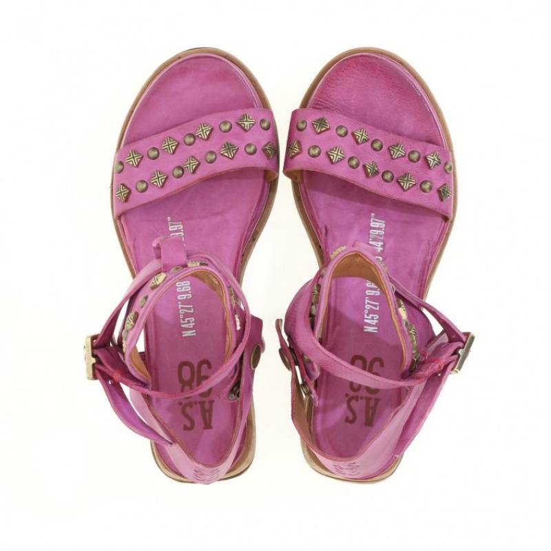 Fuchsia A.S.98 Leta Women's Sandals | IL-MLIJ30947