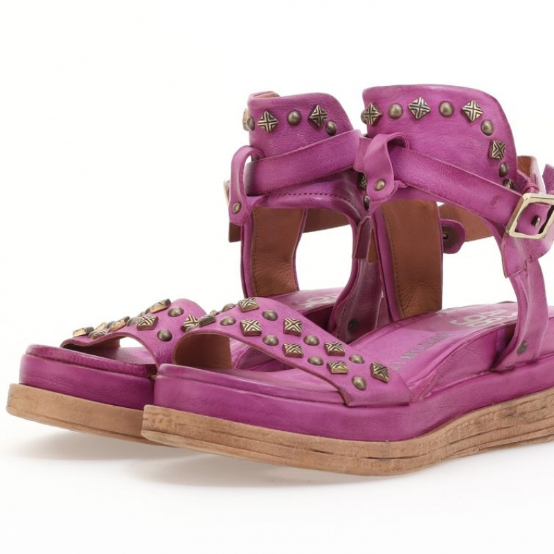 Fuchsia A.S.98 Leta Women's Sandals | IL-MLIJ30947