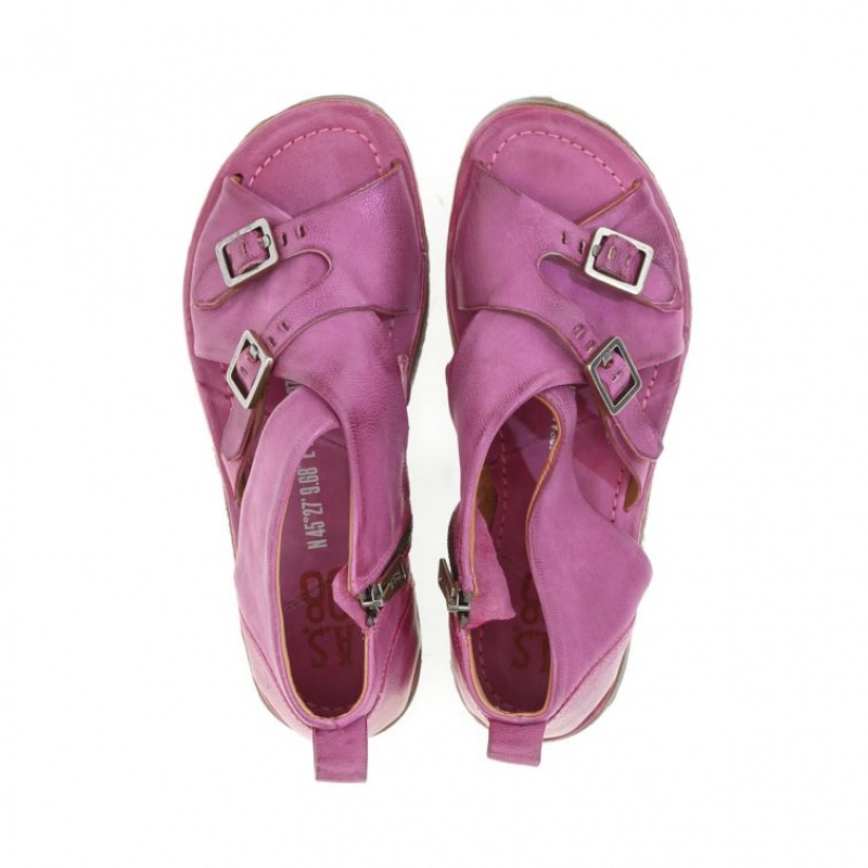 Fuchsia A.S.98 Ruth Women's Sandals | IL-SQWC17536