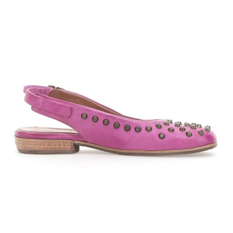 Fuchsia A.S.98 Zola Women's flat shoes | IL-XUFY80249