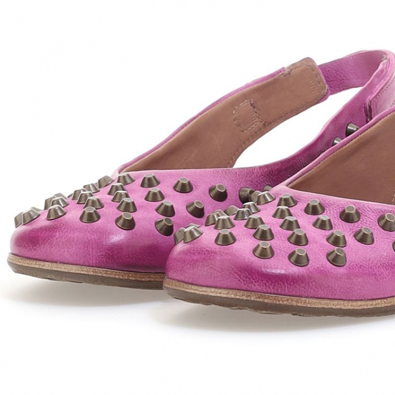 Fuchsia A.S.98 Zola Women's flat shoes | IL-XUFY80249