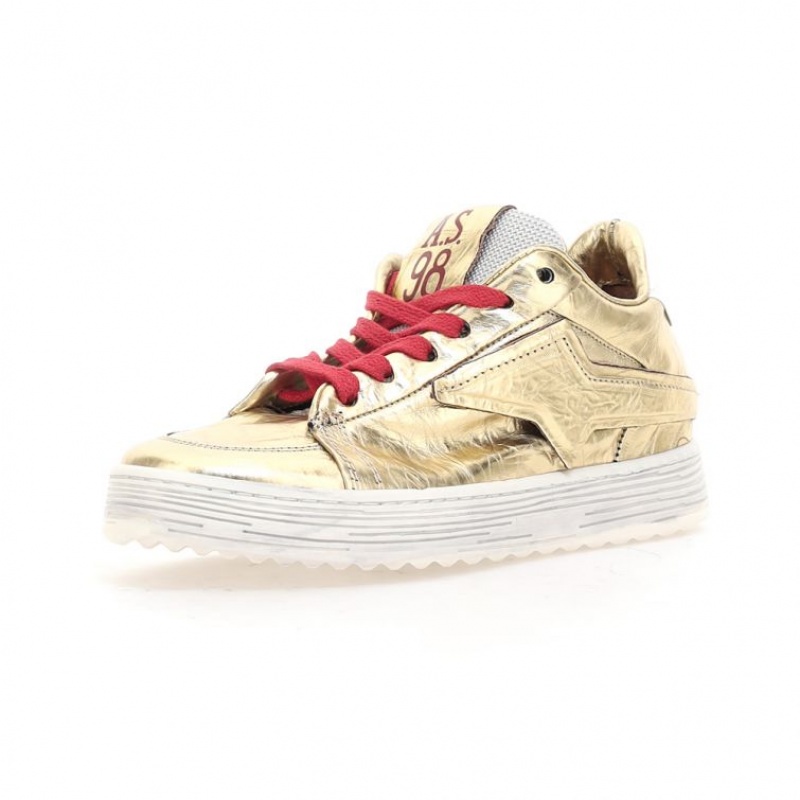 Gold A.S.98 Adria Women's Sneakers | IL-WGHQ71386