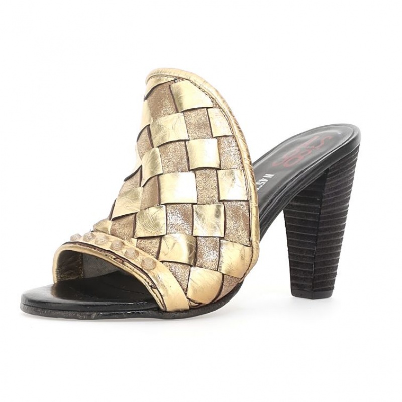 Gold A.S.98 Bailee Women's Sandals | IL-YQJS31784