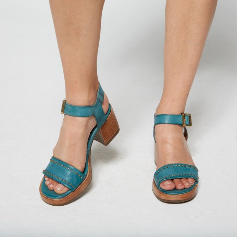 Green A.S.98 Abnor Women's Sandals | IL-IXMJ10793