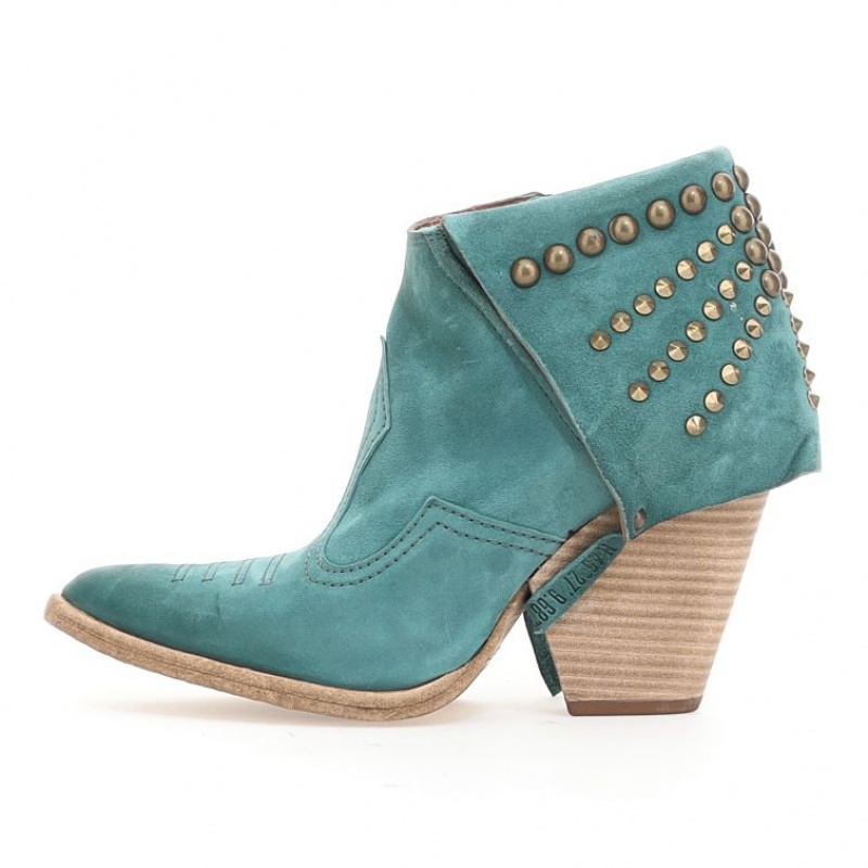 Green A.S.98 Blondie Women's Ankle boots | IL-HKXF75983