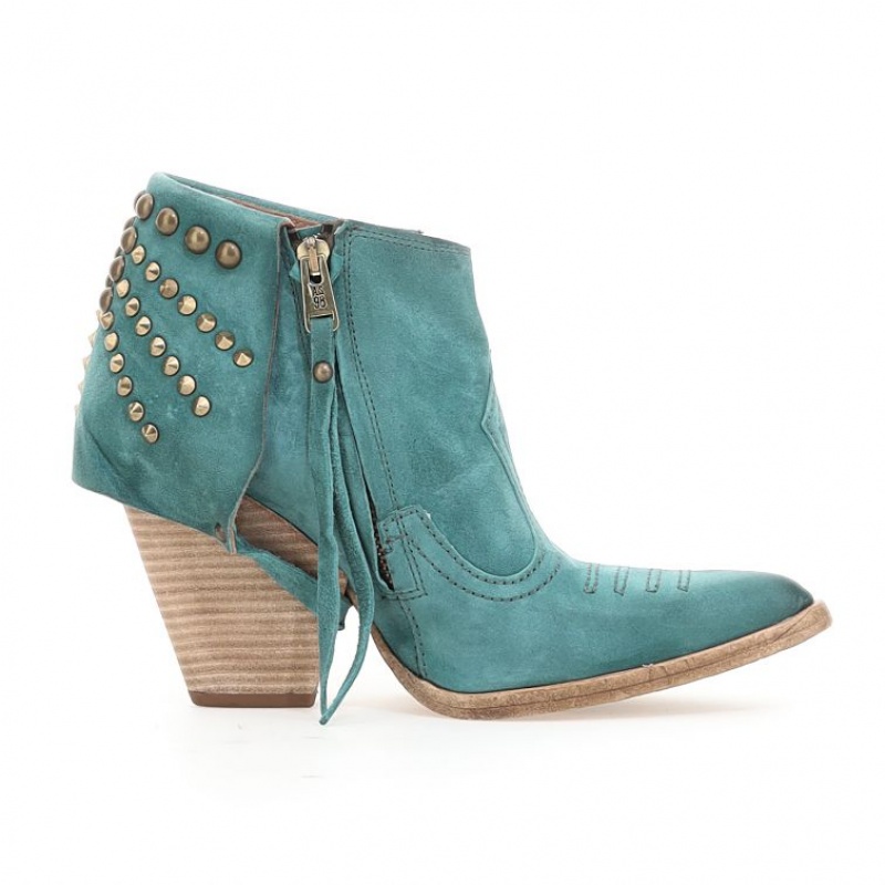 Green A.S.98 Blondie Women's Ankle boots | IL-HKXF75983