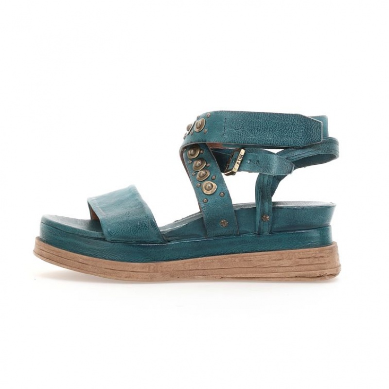 Green A.S.98 Ladonna Women's Sandals | IL-QGKH25473