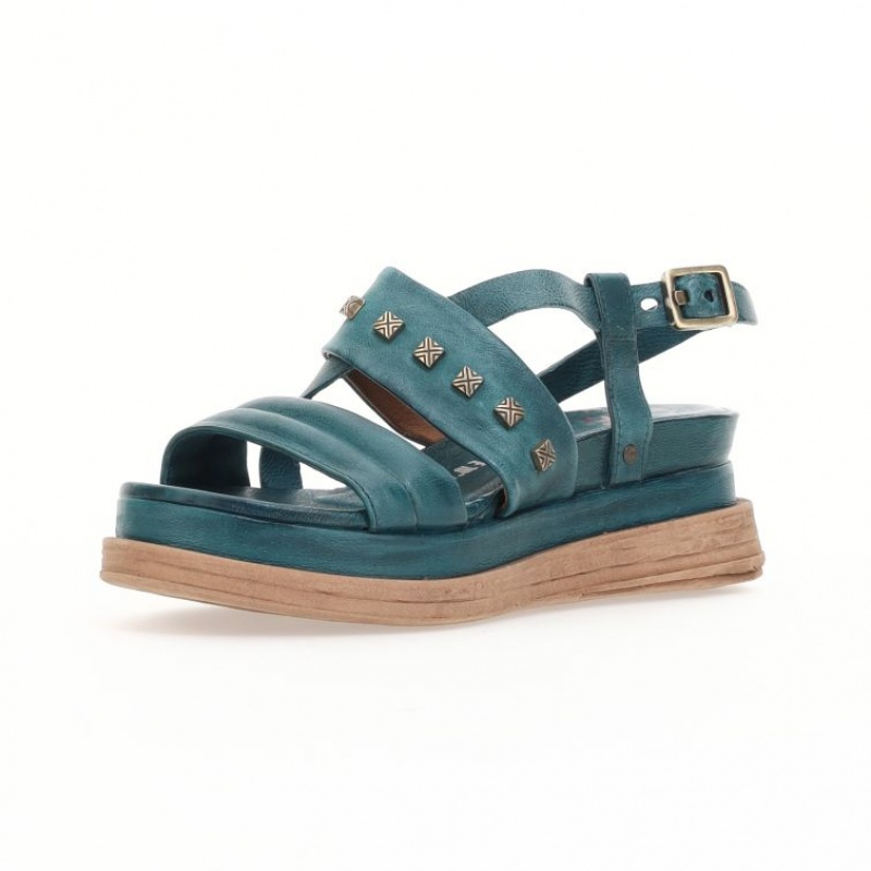 Green A.S.98 Lalla Women's Sandals | IL-TUDS01392