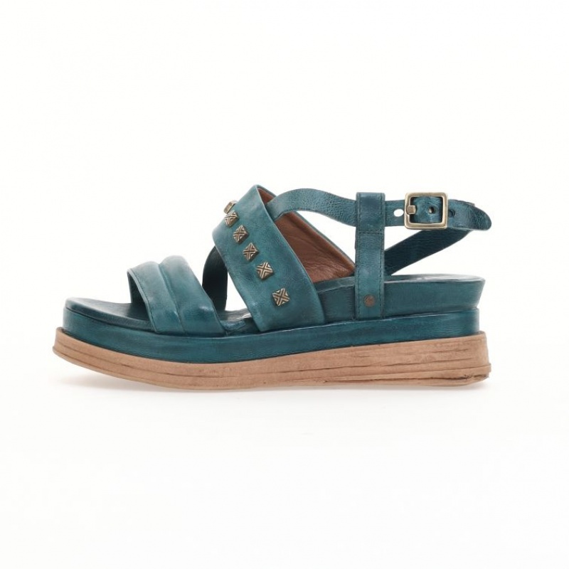 Green A.S.98 Lalla Women's Sandals | IL-TUDS01392