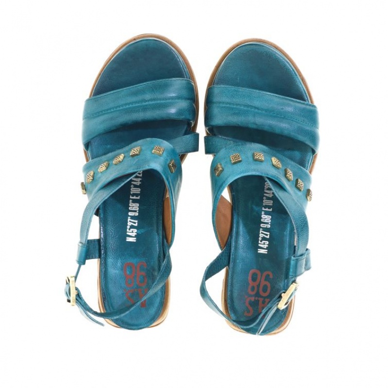 Green A.S.98 Lalla Women's Sandals | IL-TUDS01392