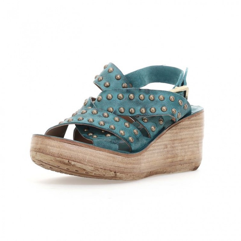 Green A.S.98 Normand Women's Sandals | IL-XJMB35964