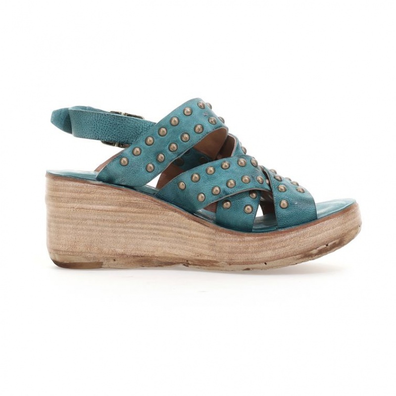 Green A.S.98 Normand Women's Sandals | IL-XJMB35964