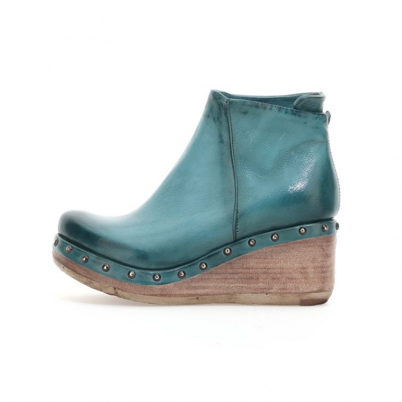 Green A.S.98 Pancras Women's Ankle boots | IL-DHKO61594