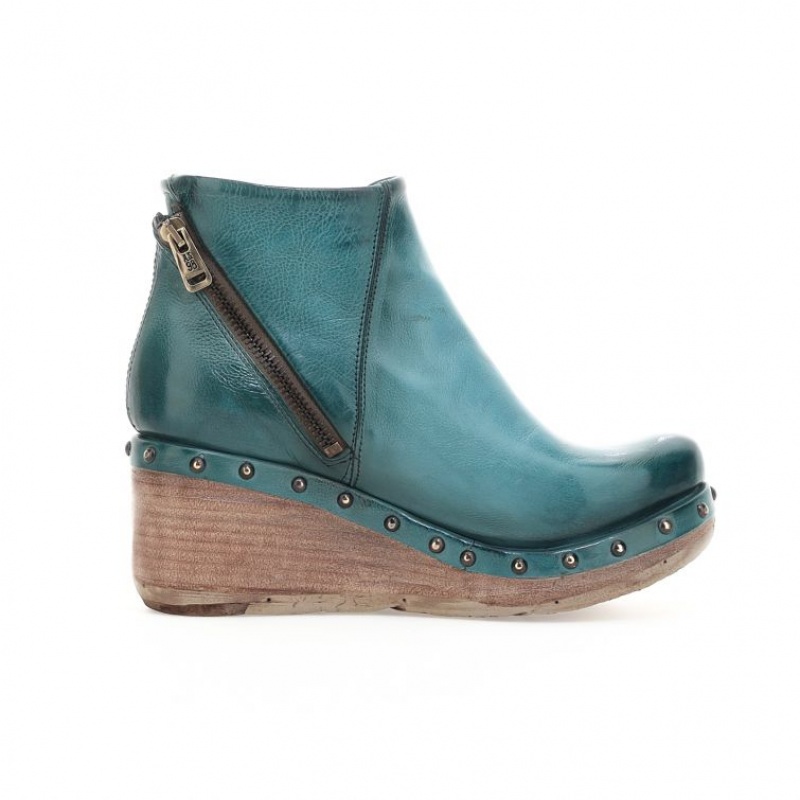 Green A.S.98 Pancras Women's Ankle boots | IL-DHKO61594