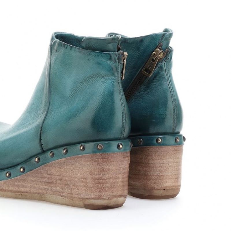 Green A.S.98 Pancras Women's Ankle boots | IL-DHKO61594