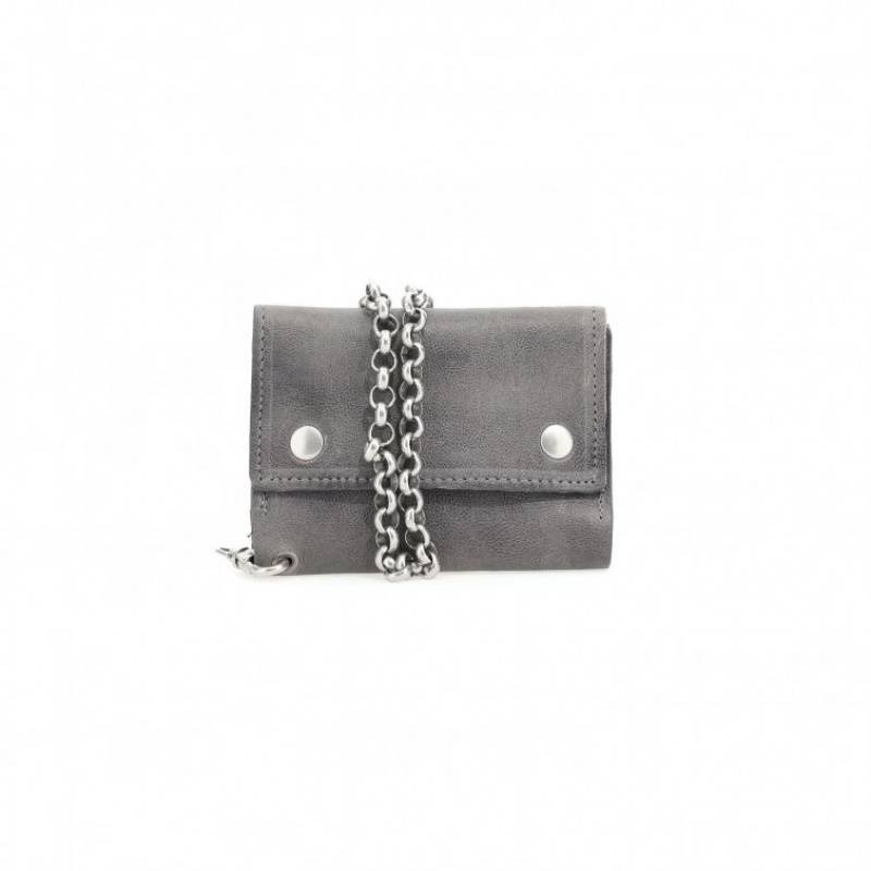 Grey A.S.98 Buck Unisex Wallets | IL-MJXK46158