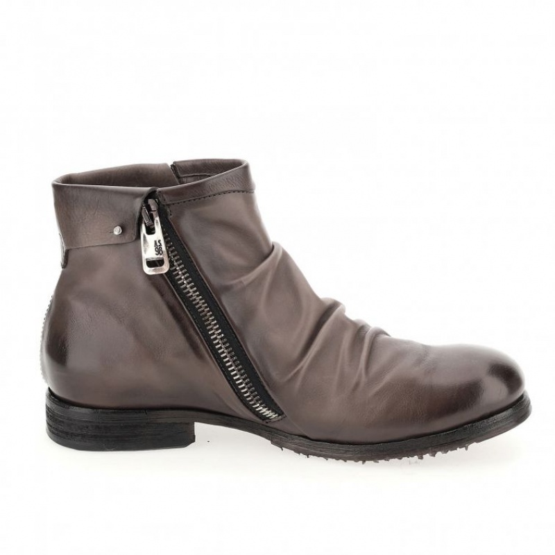 Grey A.S.98 Clash 401216 Men's Ankle boots | IL-XRBI35271