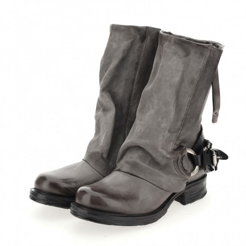 Grey A.S.98 Saintec 259214 Women's Ankle boots | IL-HUTJ13286