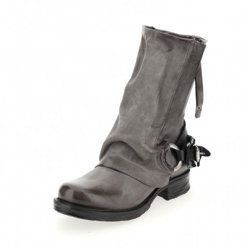 Grey A.S.98 Saintec 259214 Women's Ankle boots | IL-HUTJ13286