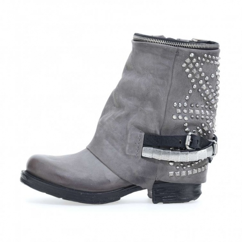 Grey A.S.98 Saintec 259216 Women's Ankle boots | IL-OBFJ02697