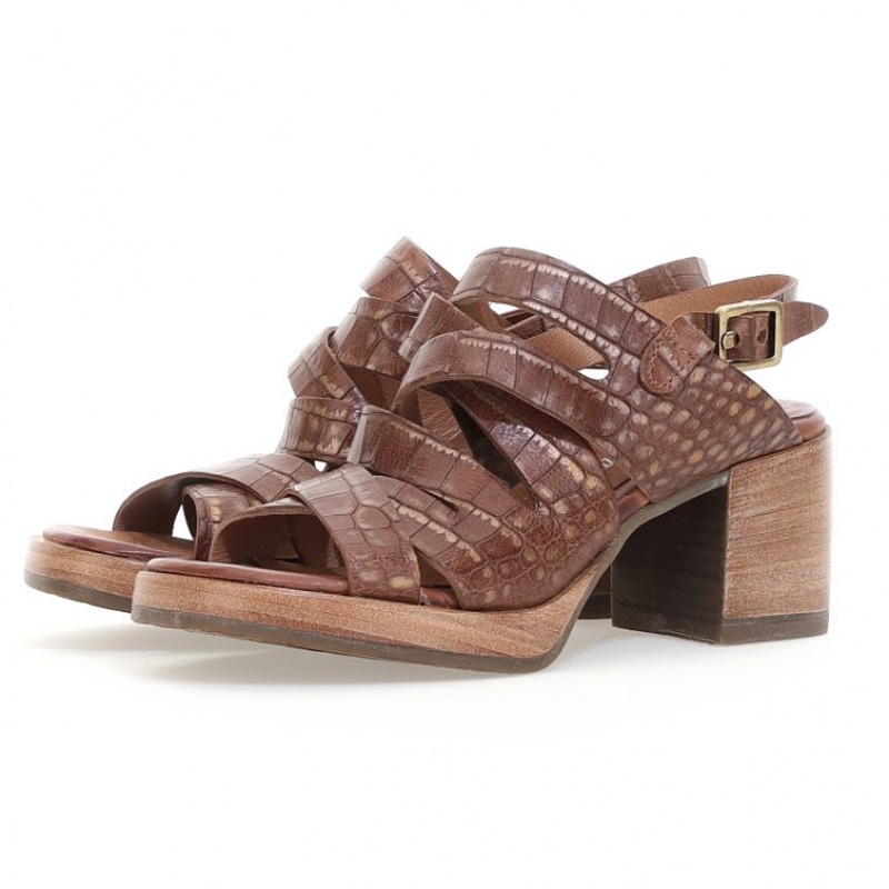 Khaki A.S.98 Aislin Women's Sandals | IL-KDUW70531