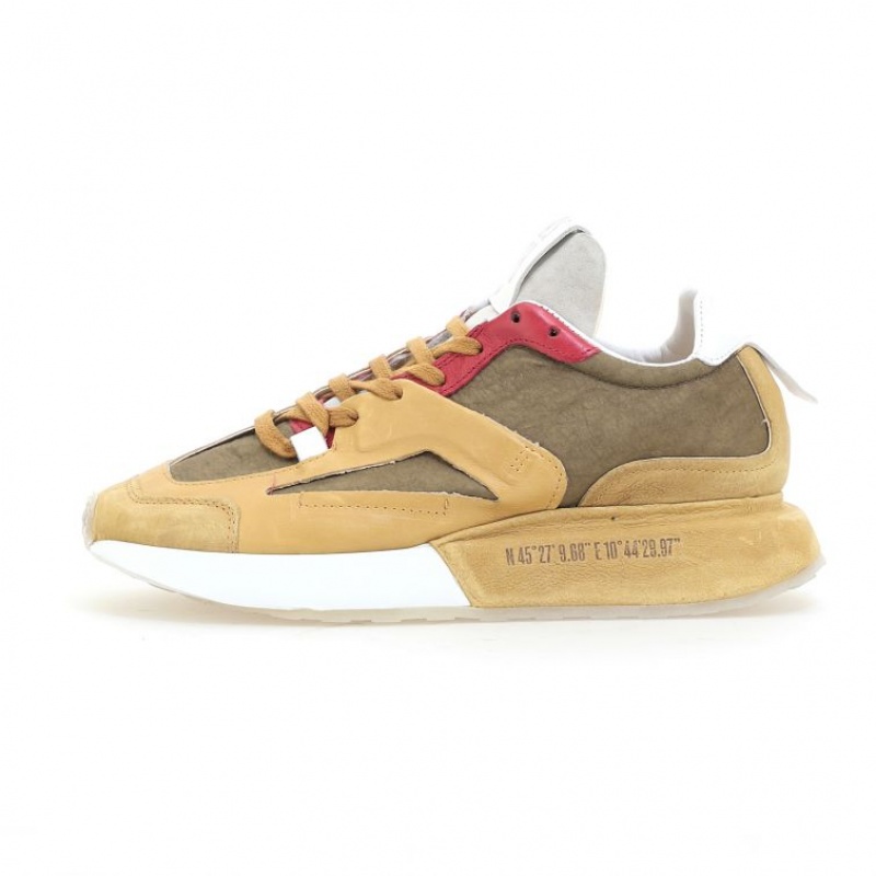 Khaki A.S.98 Franklyn Men's Sneakers | IL-WLVY60348