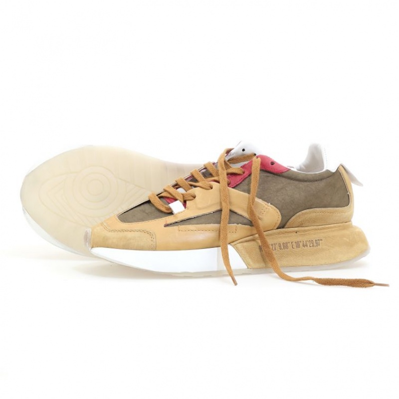 Khaki A.S.98 Franklyn Men's Sneakers | IL-WLVY60348