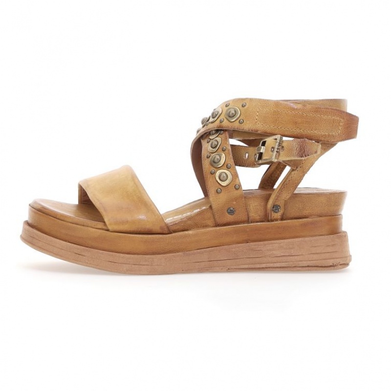 Khaki A.S.98 Ladonna Women's Sandals | IL-ZQBT29068