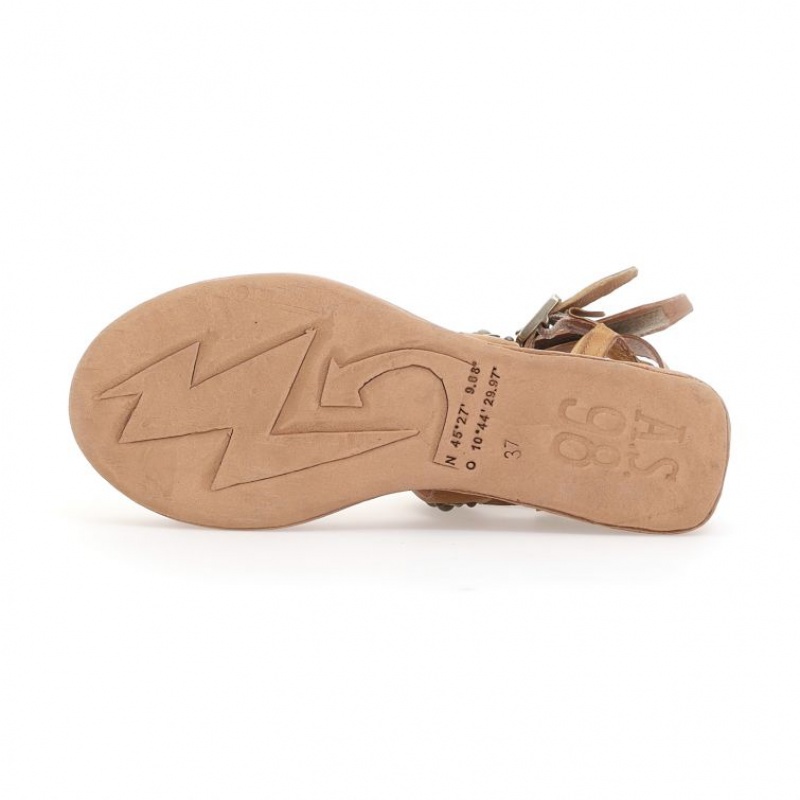 Khaki A.S.98 Ladonna Women's Sandals | IL-ZQBT29068