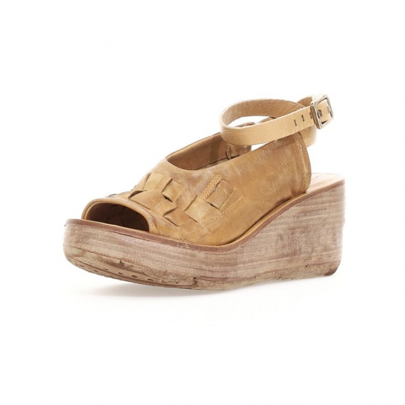 Khaki A.S.98 Nan Women's Sandals | IL-DBEF78432