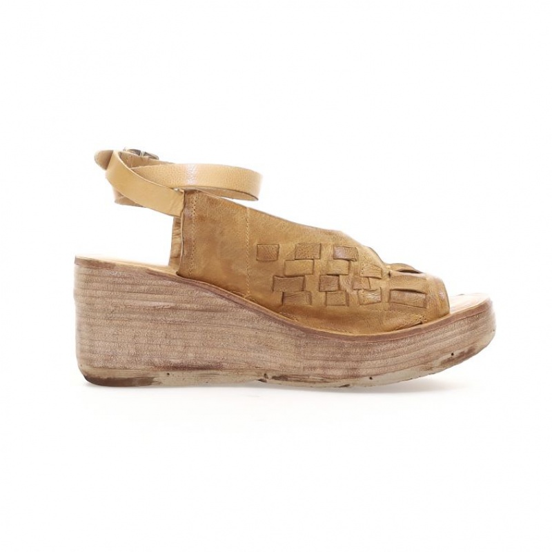 Khaki A.S.98 Nan Women's Sandals | IL-DBEF78432