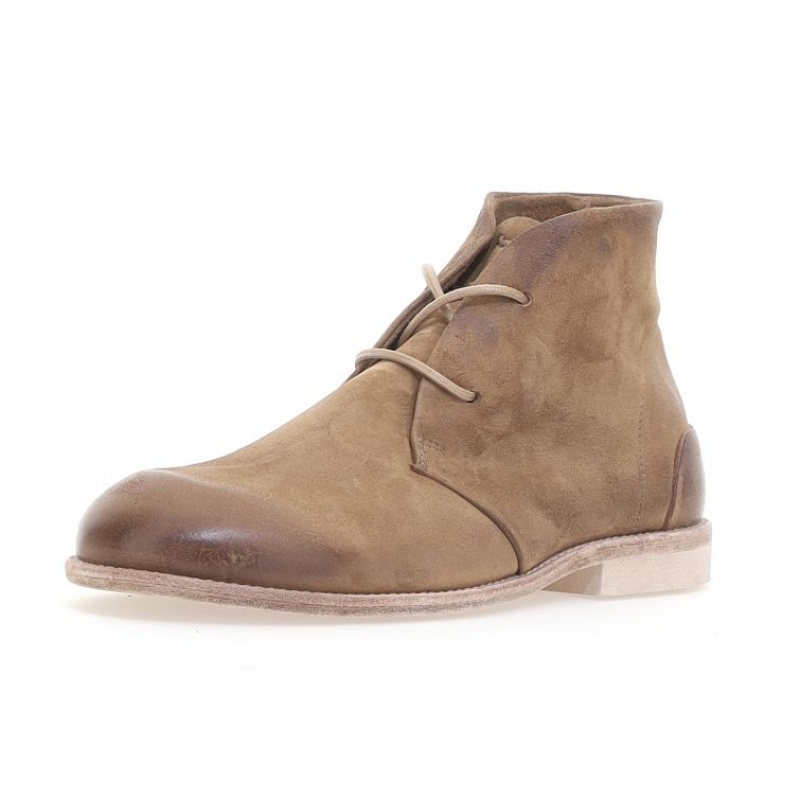 Khaki A.S.98 Oswin Men's Ankle boots | IL-WTSK15930